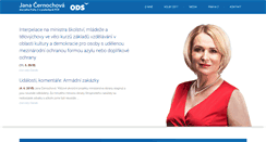 Desktop Screenshot of janacernochova.cz