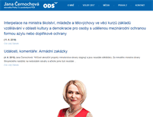 Tablet Screenshot of janacernochova.cz